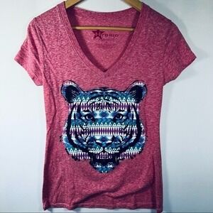 Hybrid Apparel Tiger‎ Tee Size Medium